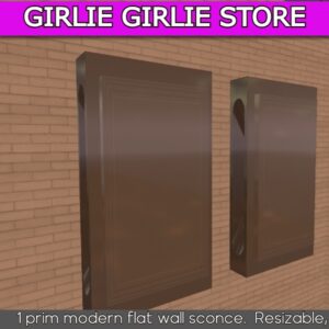 GIRLIE FLAT WALL SCONCE