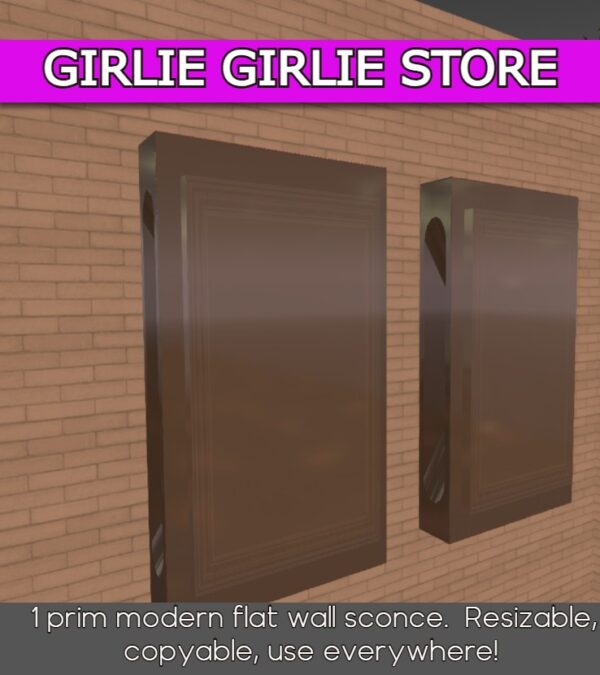 GIRLIE FLAT WALL SCONCE