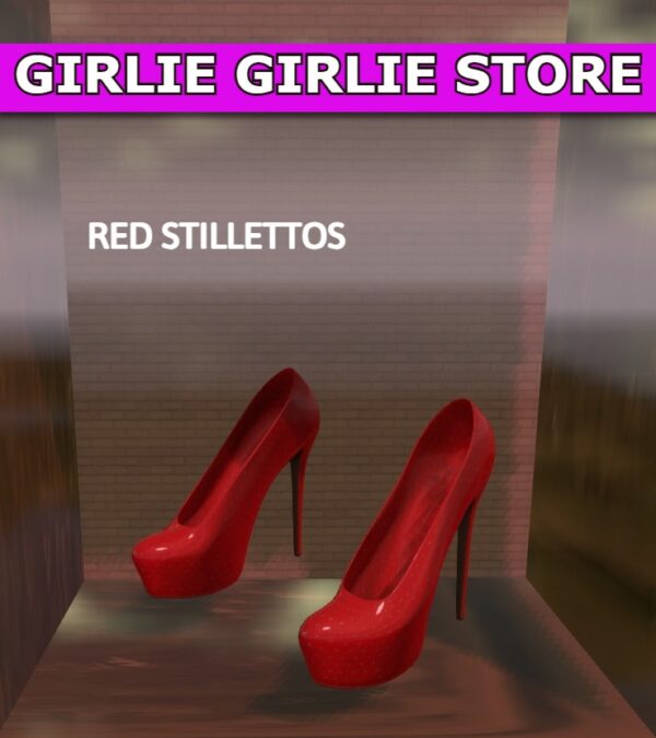 Girlie Girle Red Stilettos Athena