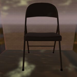 FINDS METAL FOLDING CHAIR